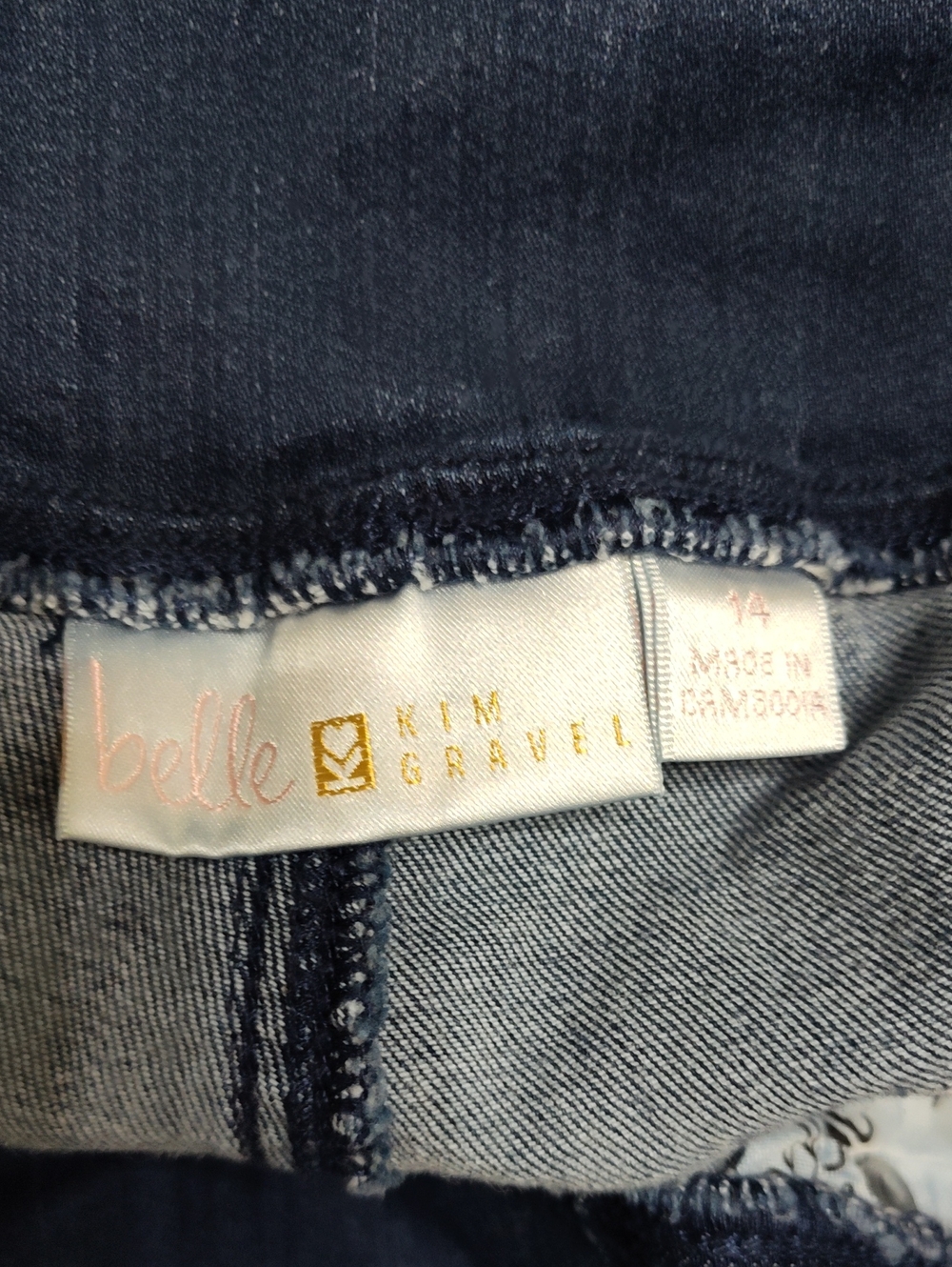 Dark Blue Denim Capri Jeans - Picture 2 of 11